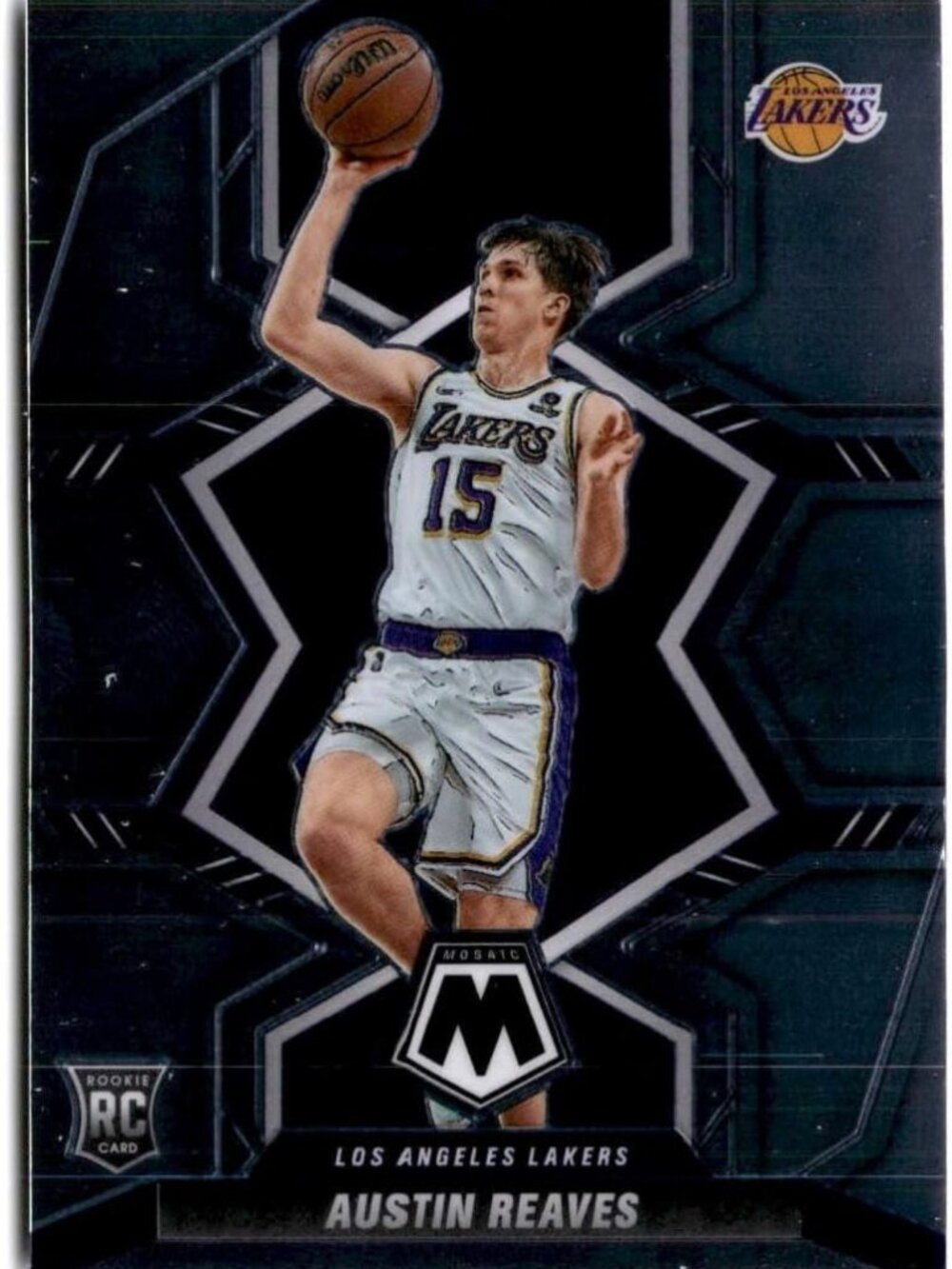 2021-22 Mosaic Rookies #241 Austin Reaves RC - NBA Basketball Card, Lakers